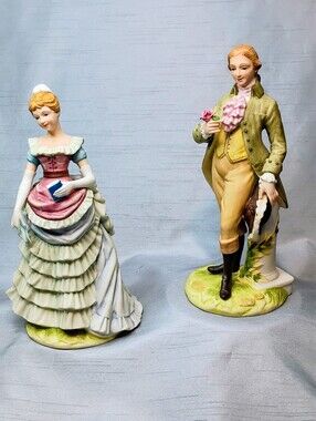 Lefton Victorian KW635 Figurines